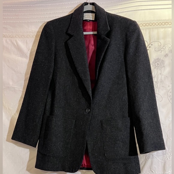 Vintage American Eagle Outfitters Women Gray Blazer looks new size four - Picture 1 of 8